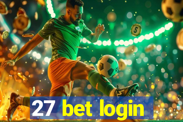 27 bet login